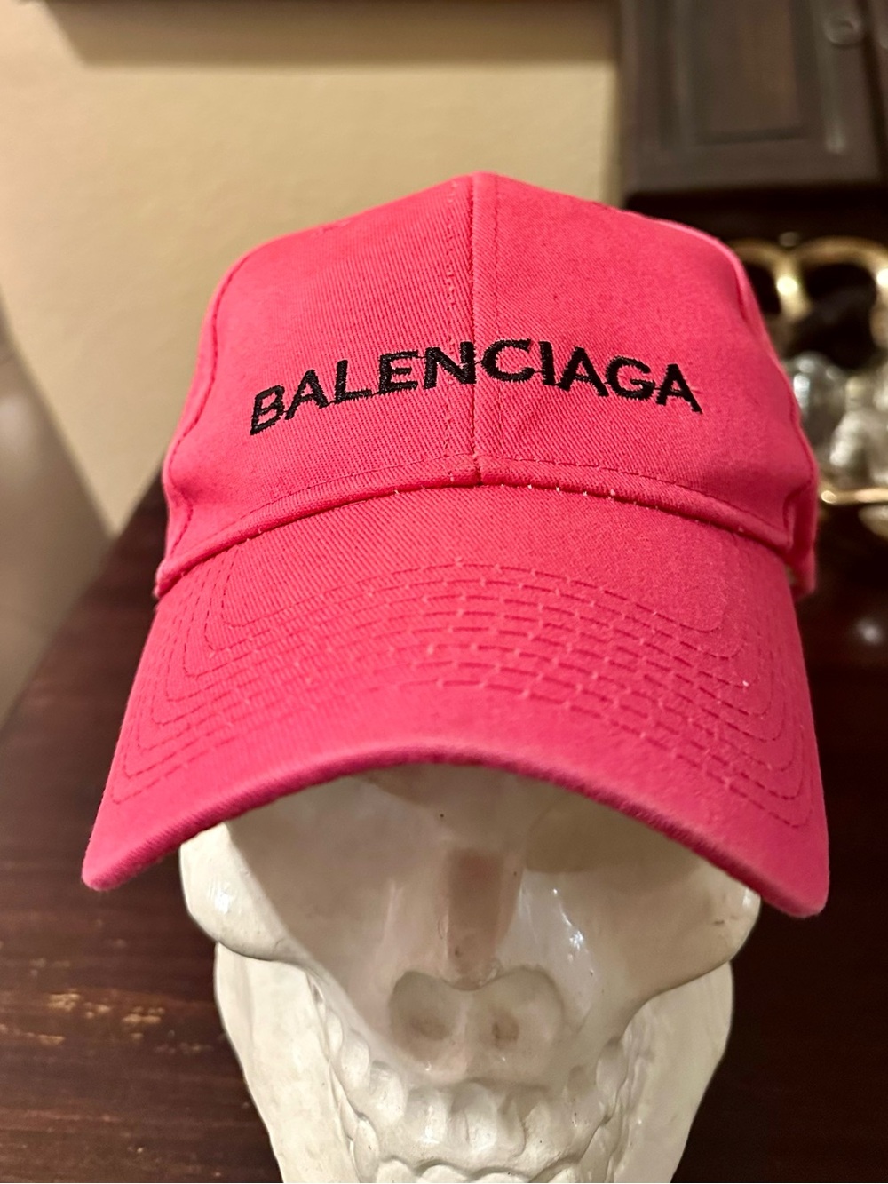 Balenciaga hot Pink Baseball Cap